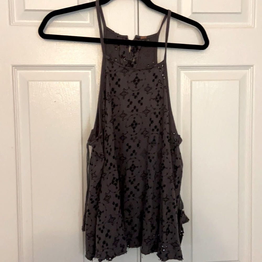 Free People gray tank
